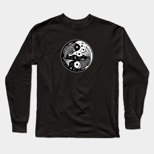 Ying yang two fishes tattoo Long Sleeve T-Shirt